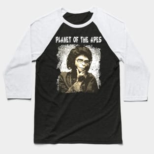 Classic Art Planet Fiction Movie Baseball T-Shirt